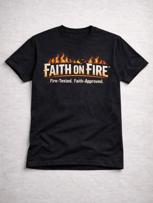Faith on Fire Unisex Tshirt