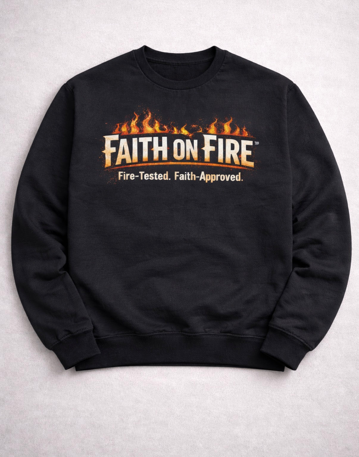 Faith on Fire Crewneck